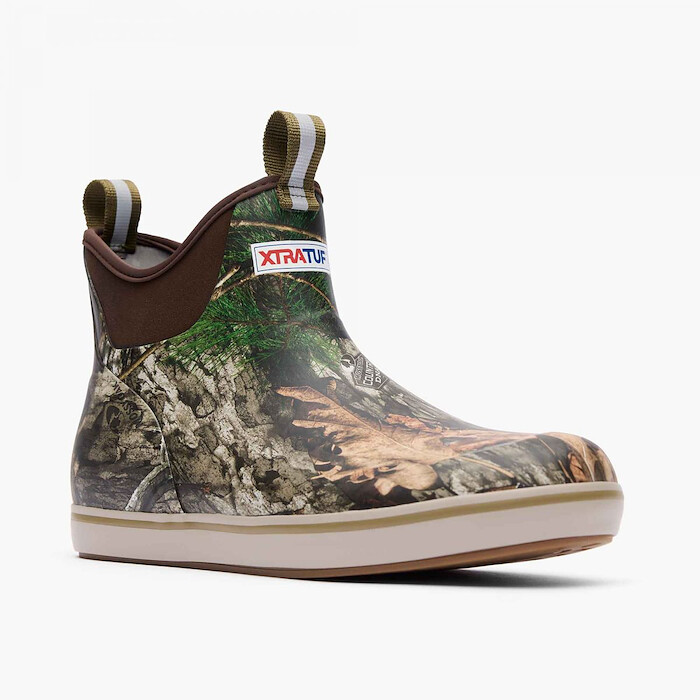 XTRATUF Men's Ankle Deck Boot Mossy Oak Country DNA - XMABMDNA